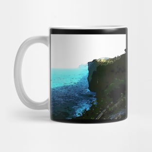 Cliffs rock garden Mug